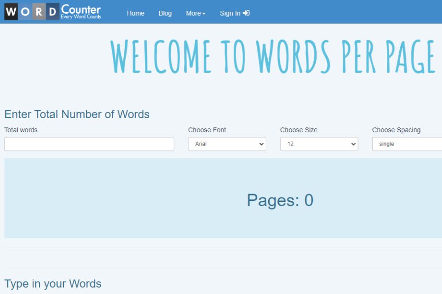 words-per-page