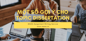 Chọn topic dissertation