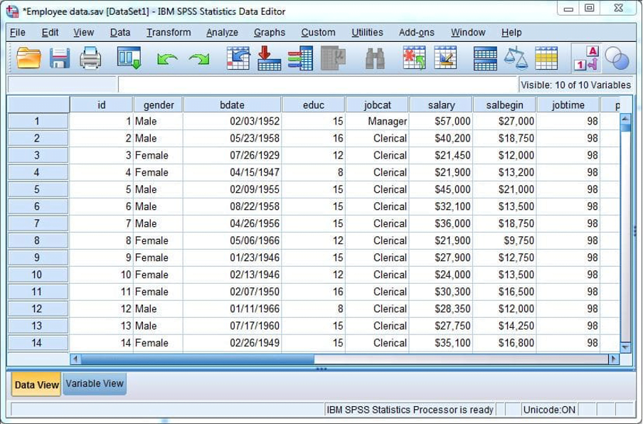 Phần mềm SPSS