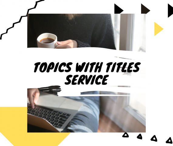 Topics with titles service