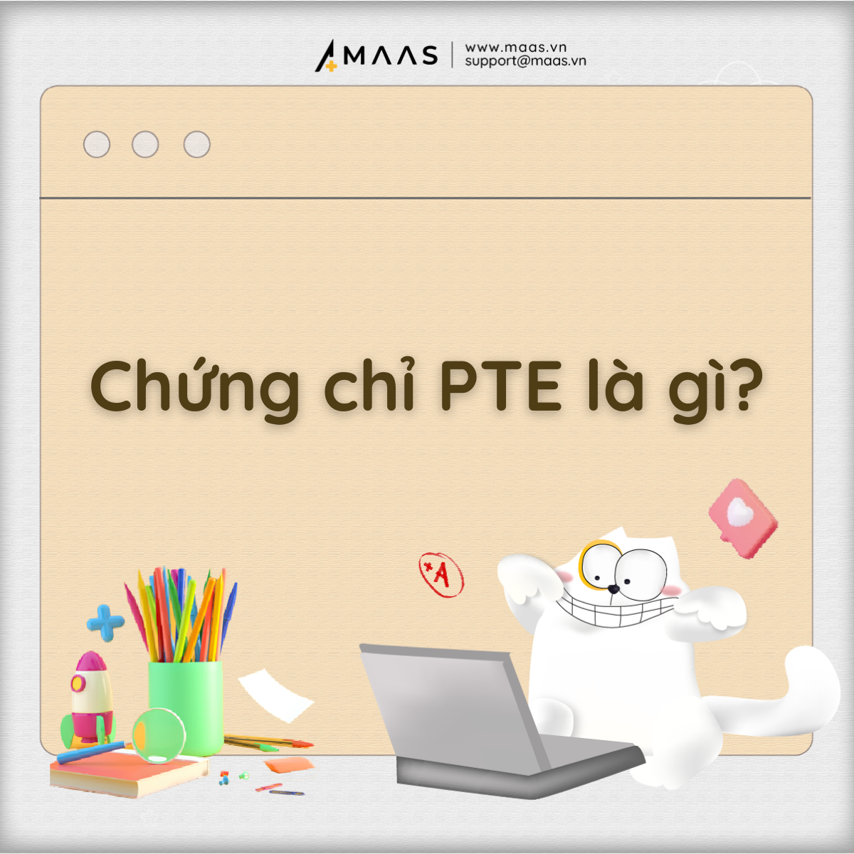 chứng chỉ PTE