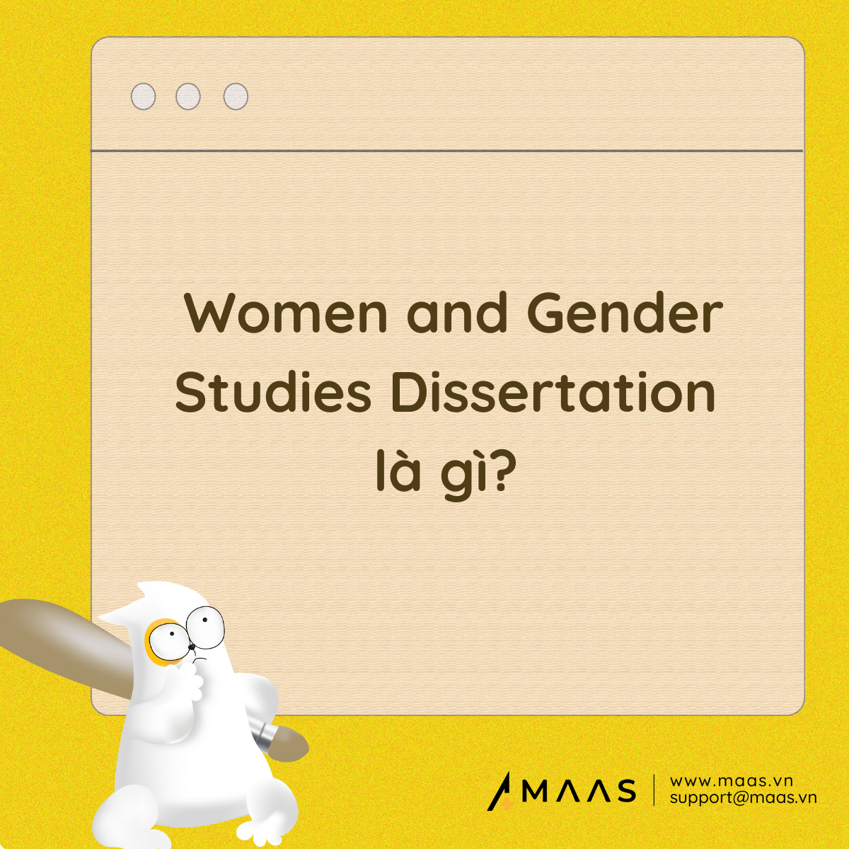 Women and Gender Studies Dissertation