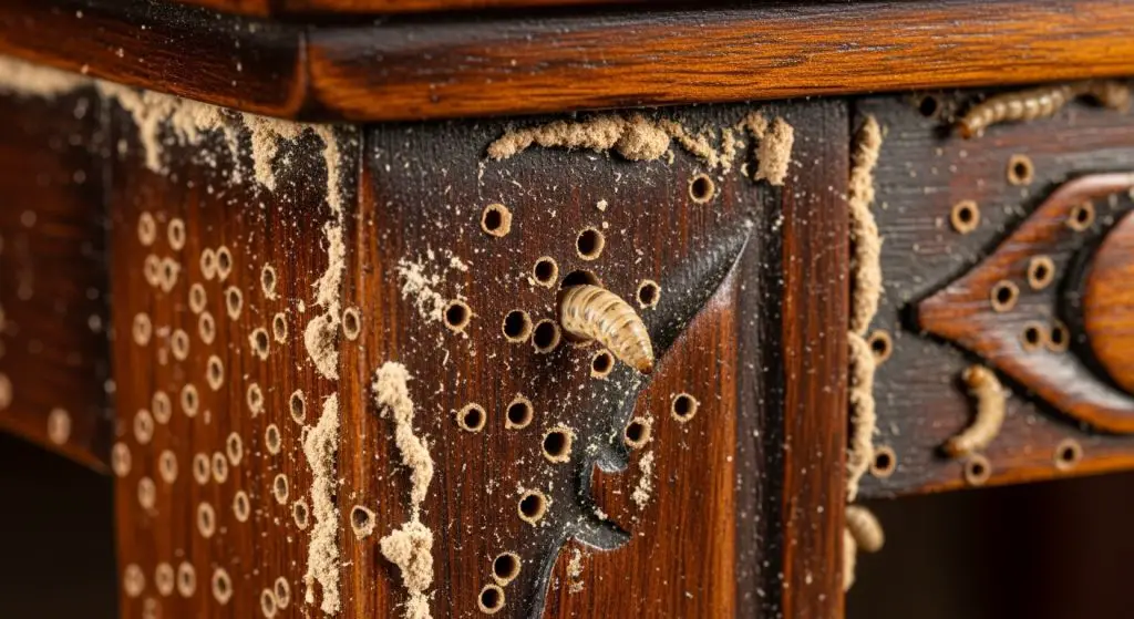 Woodworms in furniture: get rid of them immediately with this natural remedy.